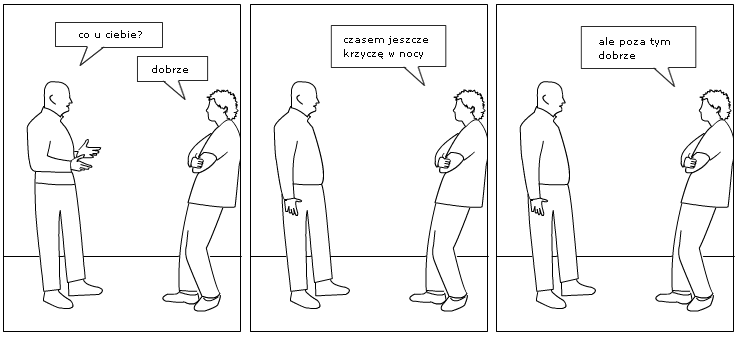 czasem jeszcze krzyczę w nocy