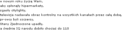 życzenia noworoczne