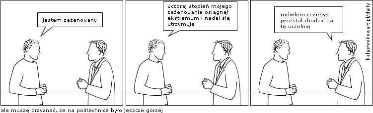 na politechnice było gorzej