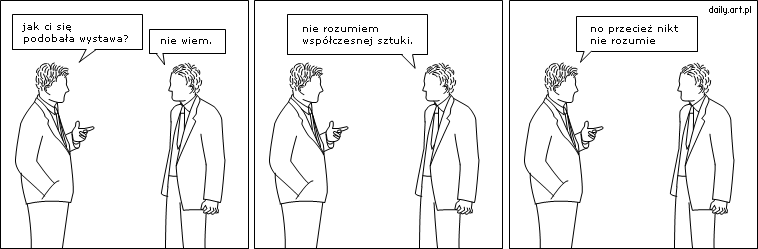 nie rozumiem współczesnej sztuki