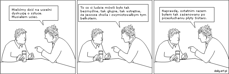 mieliśmy dziś na uczelni dyskusję o sztuce