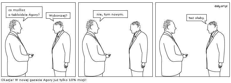 co myślisz o tabloidzie Agory?