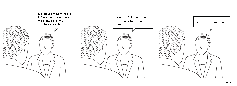nie przypominam sobie już wieczoru...