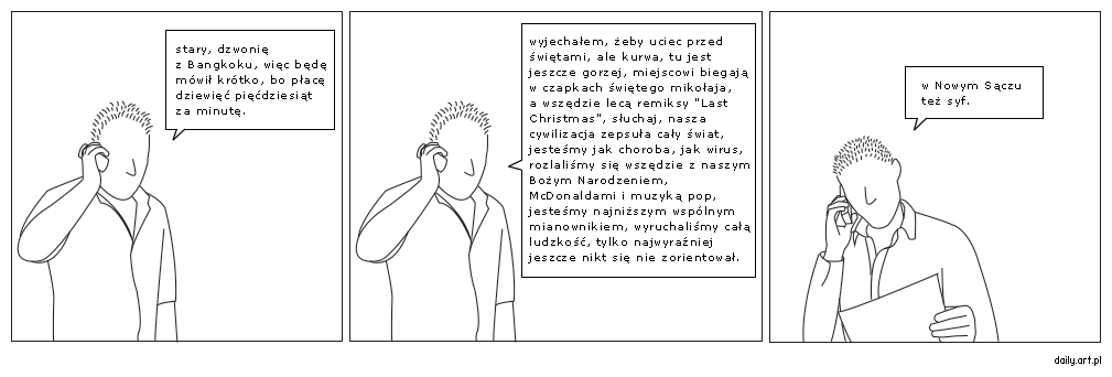 dzwonię z Bangkoku